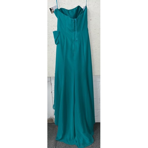99 - LONG BLUE PARTY DRESS
