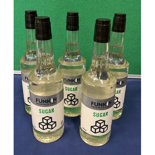 92 - 5 X BOTTLES OF FUNKIN COCKTAIL SYRUP