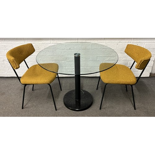 96 - CONTEMPORARY TABLE AND CHAIRS