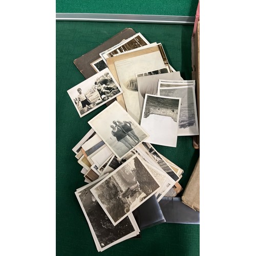 67 - SELECTION OF VINTAGE PHOTOS AND MORE EPHEMERA