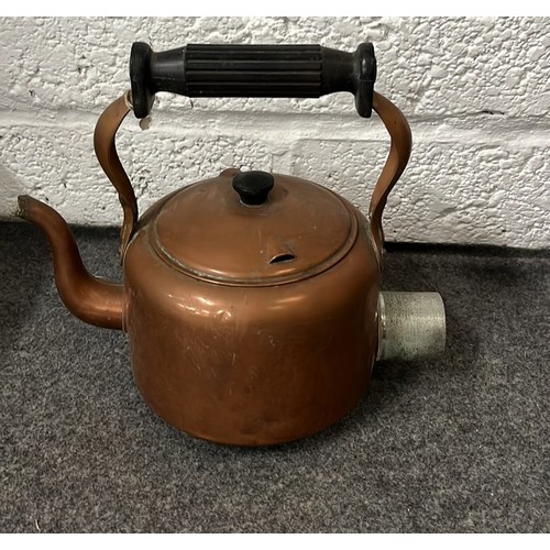 131 - 3 X VINTAGE COPPER KETTLES