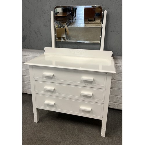 181 - WHITE DRESSING CHEST