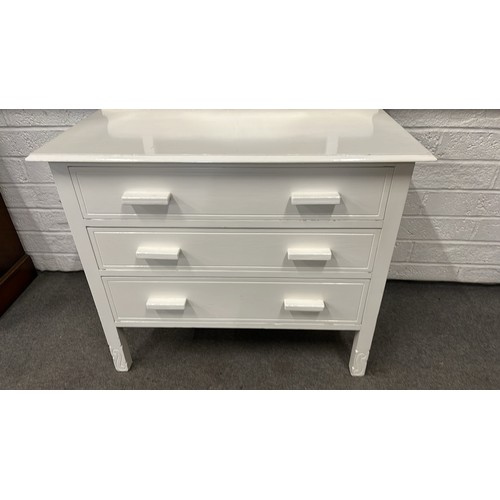 181 - WHITE DRESSING CHEST