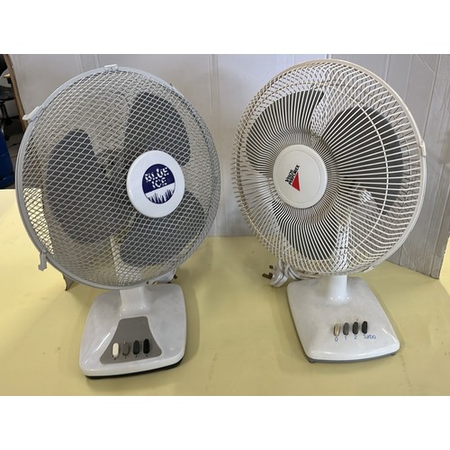 178 - TWO TABLE TOP FANS