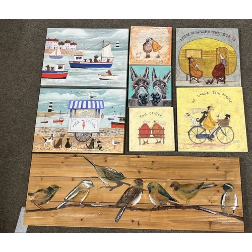 206 - SELECTION OF WALL ART WORK