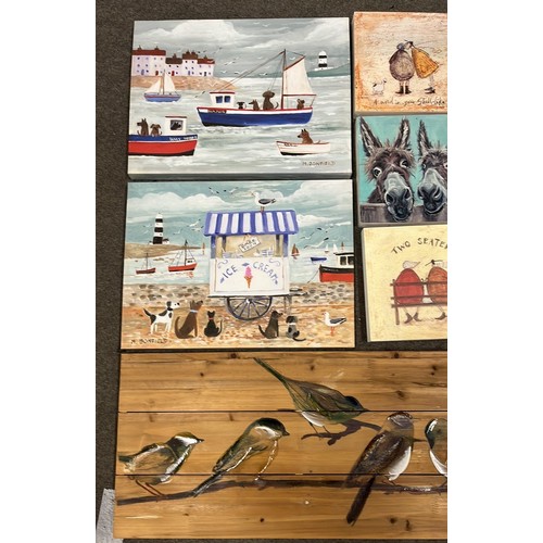 206 - SELECTION OF WALL ART WORK