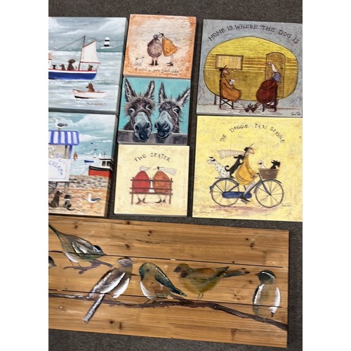 206 - SELECTION OF WALL ART WORK