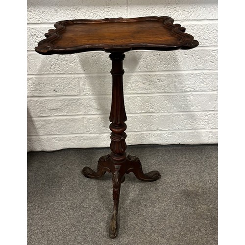 208 - VICTORIAN OAK BUTLERS WINE TABLE