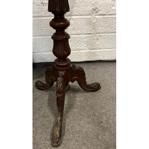 208 - VICTORIAN OAK BUTLERS WINE TABLE