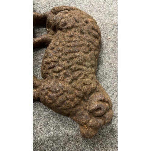 212 - CAST METAL SHEEP DOOR STOP