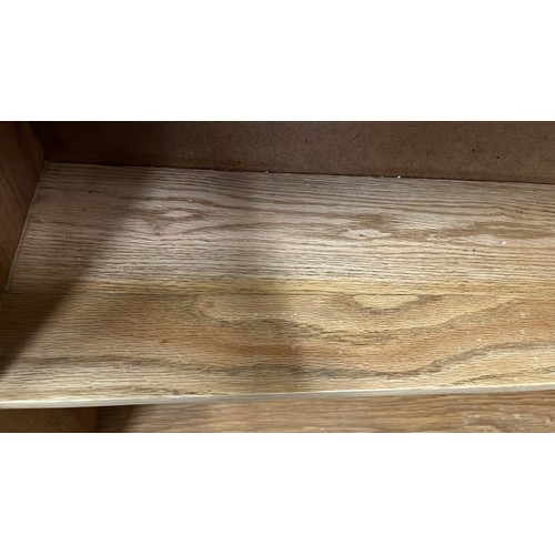 186 - OAK BOOK SHELF