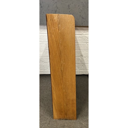 186 - OAK BOOK SHELF