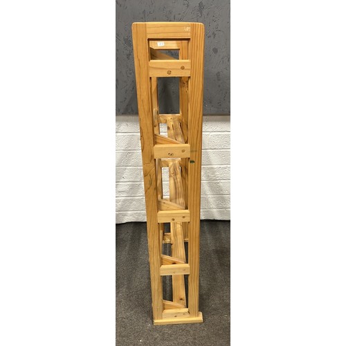 188 - TALL WOODEN SHOE RACK