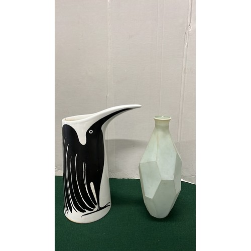 236 - TWO TALL DECORATIVE VASES