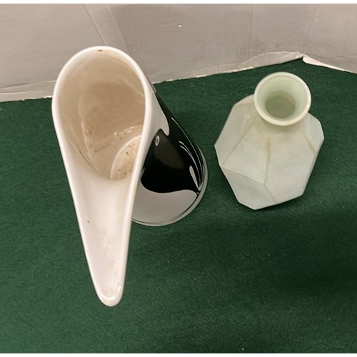 236 - TWO TALL DECORATIVE VASES