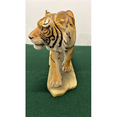 108 - LARGE RESIN PROWLING TIGER