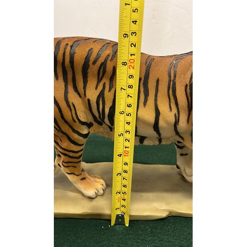 108 - LARGE RESIN PROWLING TIGER