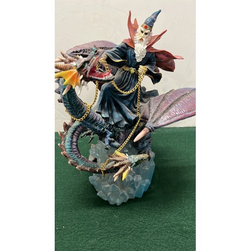 109 - MYSTIC DRAGON WITH WIZARD RIDER