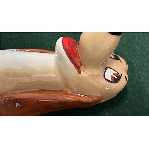 112 - WADE PORCELAIN WALT DISNEY LADY AND THE TRAMP FIGURES