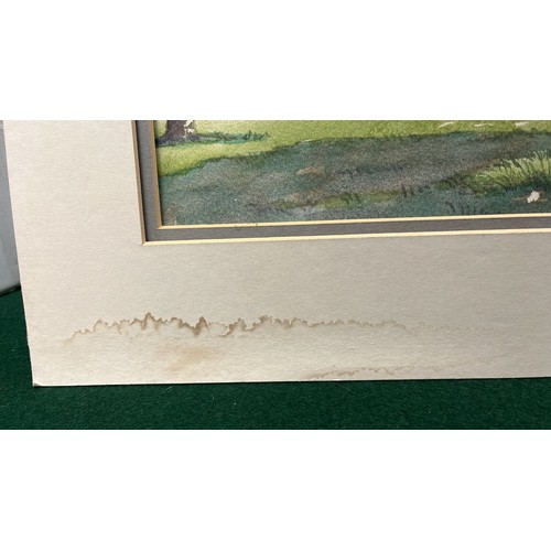 117 - ORIGINAL WATER COLOUR OF BURGHLEY HOUSE STANFORD BY SHORT 94  / UNFRAMED