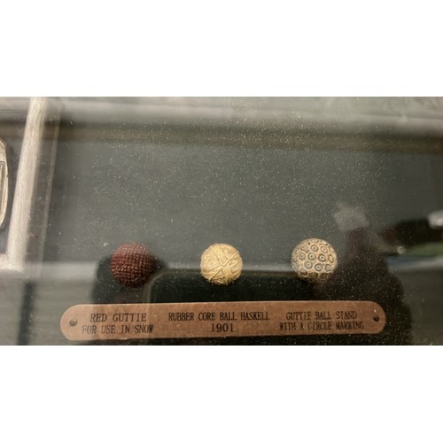 118 - FRAMED 3D GOLFERS ART WORK