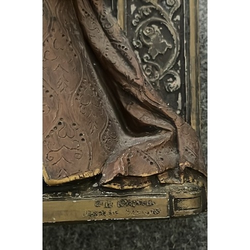 129A - MARCUS DESIGNS WALL PLAQUE OF KATHRINE OF ARAGON