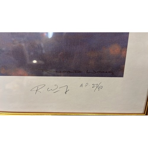 95 - FRAMED PRINTS OF THE RED ARROWS , SU-27 & USAF BOEING RC-135 ELINT