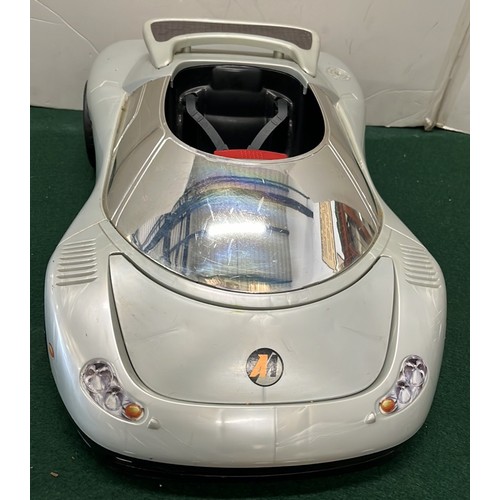 90 - 1998 HASBRO ACTION MAN SILVER SPEED ROAD RACE CAR