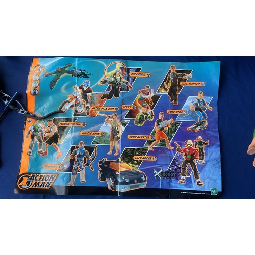 85 - ACTION MAN TEAM OF TEN WITH THERE MODES OF TRANSPORT