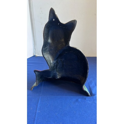 56 - LARGE CAST METAL CAT DOOR STOP...