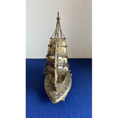 54 - METAL MODEL SHIP SIDE LAMP...