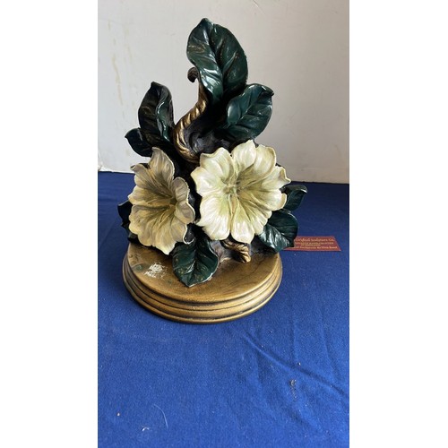 53 - FLOWER WALL SCONCE...