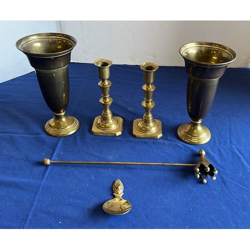 52 - SELECTION OF BRASS WARE...