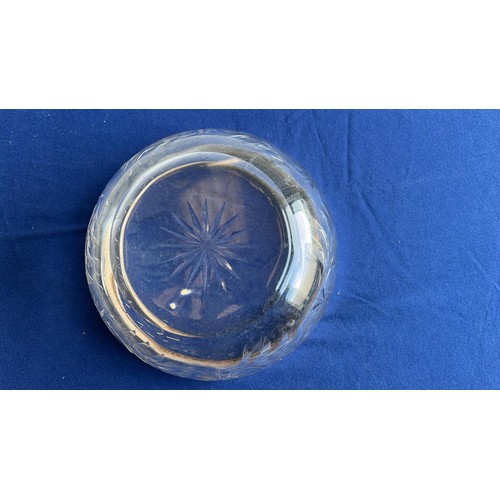 50 - HALLMARK SILVER RIM FRUIT BOWL...