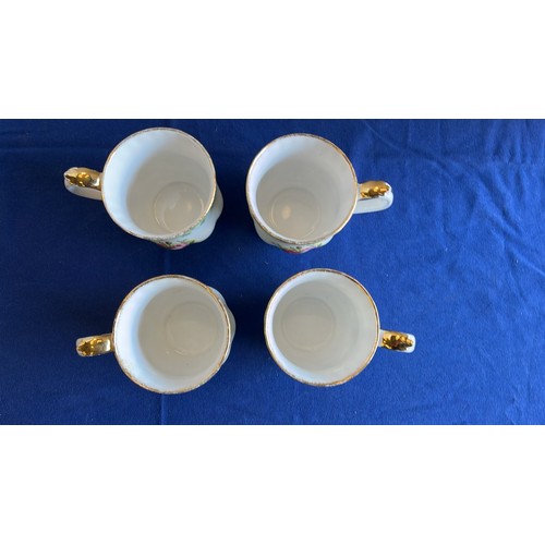 45 - 4 X ROYAL ALBERT OLD COUNTRY ROSES MUGS...