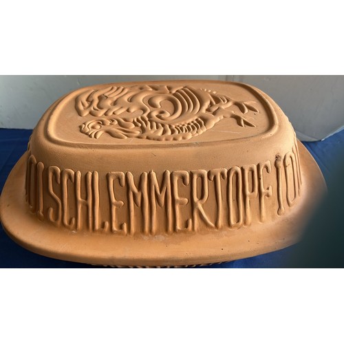 32 - LARGE TERRACOTTA CHIKEN ROASTER BY Schlemmertopf...