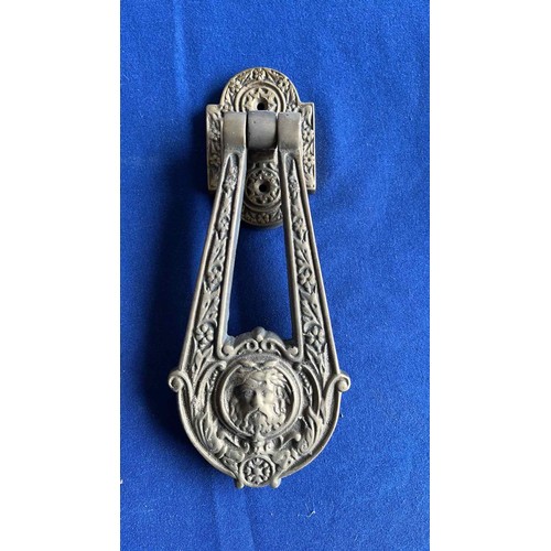 31 - 2 X BRASS DOOR KNOCKERS...