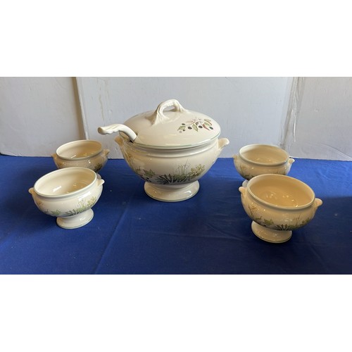 27 - ROYAL WINTON TUREEN AND BOWL SET...