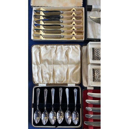 25 - VINTAGE FLATWARE SETS...