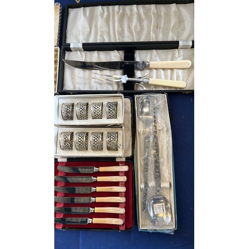 25 - VINTAGE FLATWARE SETS...