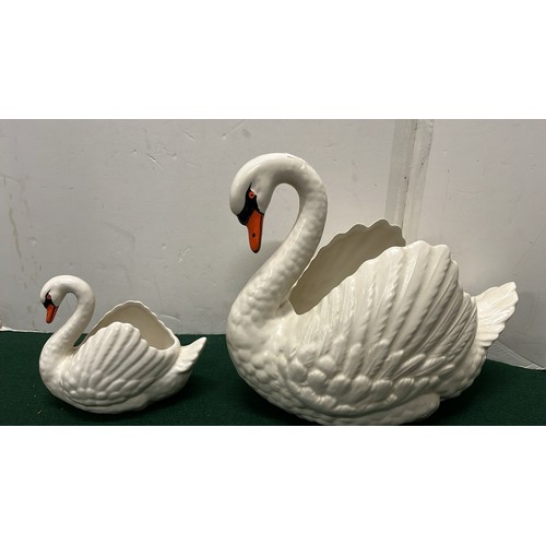 39 - LARGE & SMALL DARTMOUTH DEVON SWAN 174A...