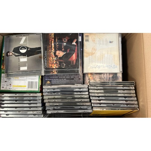 313 - QTY OF MIXED CDS & VIDEOS