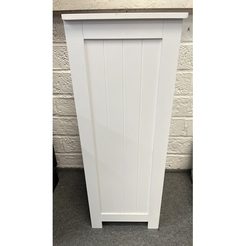 318 - WHITE CHEST OF DRAWERS