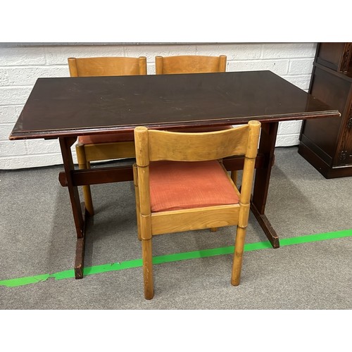322 - PUB TABLE & 3 X CHAIRS