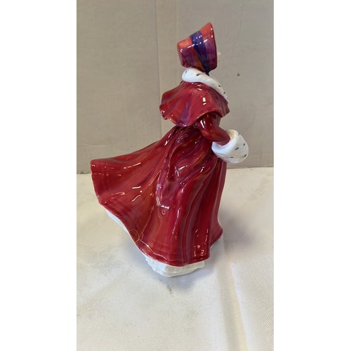 6 - ROYAL DOULTON 1992 FIGURE HN 3439 THE SKATER IN RED DRESS