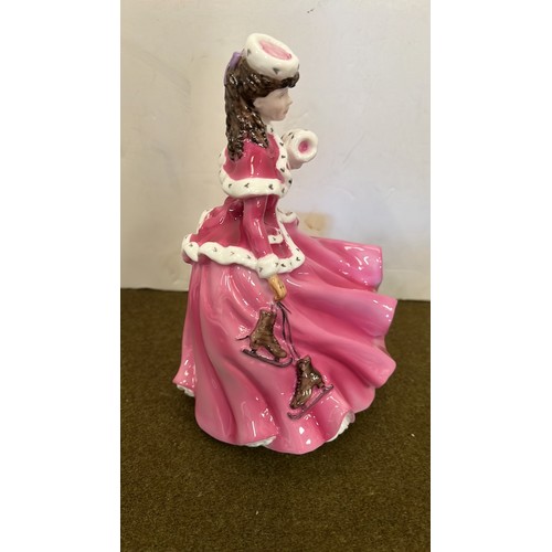 21 - COALPORT FIGURE THE SKATER - 1996