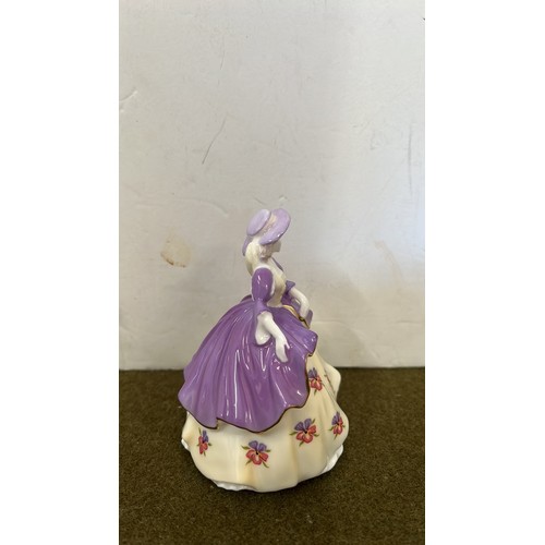 22 - COALPORT FIGURE FAIREST FLOWERS PANSY - 1993