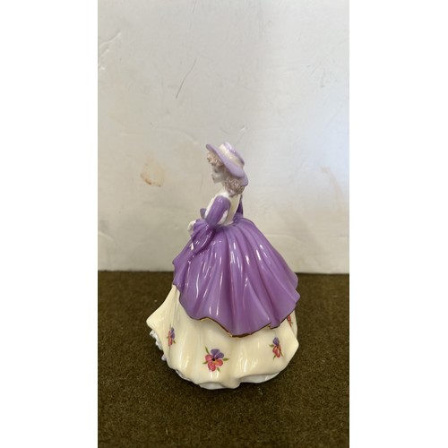 22 - COALPORT FIGURE FAIREST FLOWERS PANSY - 1993