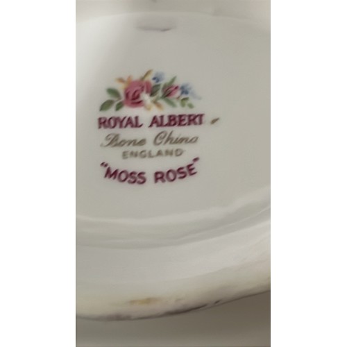 36 - 46 Pc ROYAL ALBERT TABLE WARE / MOSS ROSE SEE ALL PICTURES