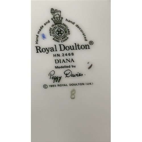 55 - ROYAL DOULTON 1985 FIGURE HN 2468 DIANA